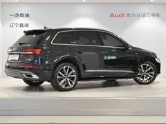 2022 Audi Q7 55 TFSI quattro S line, чёрный — фото 4