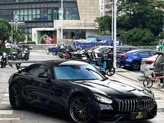 2019 Mercedes-Benz AMG GT, синий — фото 3