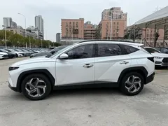 2021 Hyundai Tucson L 1.5T DCT LUX Premium, белый — фото 4