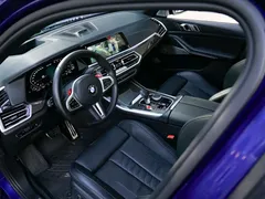 2022 BMW X5 M, синий — фото 4