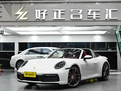 2023 Porsche 911 Targa 4 3.0T, белый — фото 1