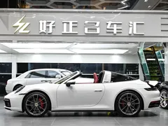 2023 Porsche 911 Targa 4 3.0T, белый — фото 3