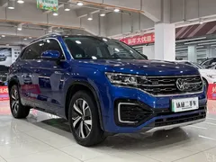 2020 Volkswagen Tayron 1.4T, синий — фото 3