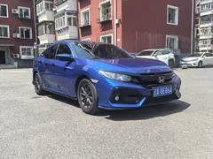 2021 Honda Civic HATCHBACK 220TURBO CVT, синий — фото 3