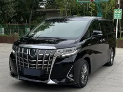 2021 Toyota Alphard Hybrid 2.5L Luxury, чёрный — фото 1