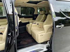 2021 Toyota Alphard Hybrid 2.5L Luxury, чёрный — фото 4