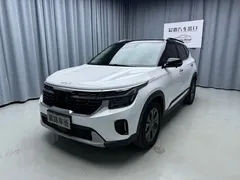 2023 Kia Seltos 1.5L CVT Luxury, белый — фото 1