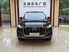 2021 Audi Q7 55 TFSI quattro S line, чёрный — фото 2
