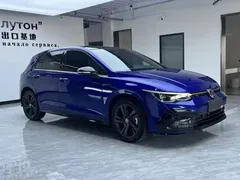 2021 Volkswagen Golf 280TSI DSG R-Line, синий — фото 3