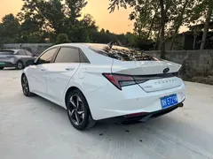 2022 Hyundai Elantra 1.5L CVT LUX Premium, белый — фото 6