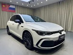 2023 Volkswagen Golf 280TSI DSG R-Line, белый — фото 3