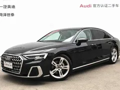 2023 Audi A8L 50 TFSI quattro, чёрный — фото 1