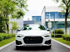 2021 Audi A5 Coupe (Imported) Coupe 40 TFSI Fashionable Dynamic, белый — фото 2
