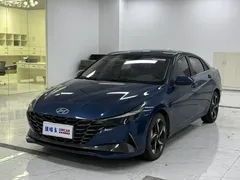2021 Hyundai Elantra 1.5L CVT GLX Elite, синий — фото 1