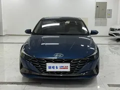 2021 Hyundai Elantra 1.5L CVT GLX Elite, синий — фото 2