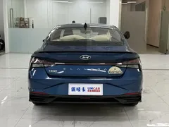 2021 Hyundai Elantra 1.5L CVT GLX Elite, синий — фото 5