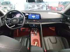 2021 Hyundai Elantra 1.5L CVT LUX Premium, синий — фото 6
