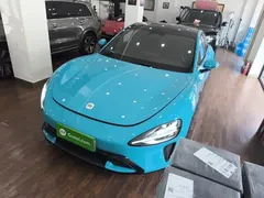 2024 Xiaomi SU7 RWD Long Range Smart Driving, синий — фото 2