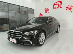 2023 Mercedes-Benz S-Class S 400 L Business, чёрный — фото 1