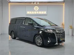 2020 Toyota Alphard Hybrid 2.5L Premium, чёрный — фото 3