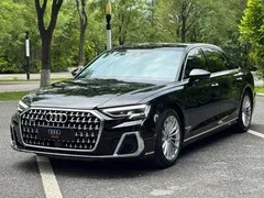 2023 Audi A8L 45 TFSI quattro, чёрный — фото 3