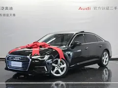 2022 Audi A6L 55 TFSI quattro exclusive, чёрный — фото 3