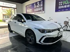 2021 Volkswagen Golf 280TSI DSG R-Line, белый — фото 3
