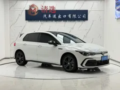 2023 Volkswagen Golf 280TSI DSG R-Line, белый — фото 3