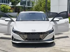 2021 Hyundai Elantra 240TGDi DCT LUX Premium, белый — фото 3