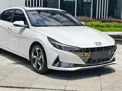 2021 Hyundai Elantra 240TGDi DCT LUX Premium, белый — фото 5