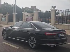 2021 Audi A8L 55 TFSI quattro, чёрный — фото 9