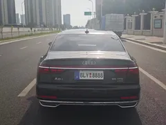 2021 Audi A8L 55 TFSI quattro, чёрный — фото 10
