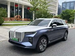 2021 Hongqi E-HS9 460km, синий — фото 1