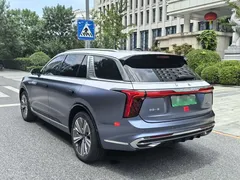 2021 Hongqi E-HS9 460km, синий — фото 2