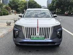 2021 Hongqi E-HS9 460km, синий — фото 6