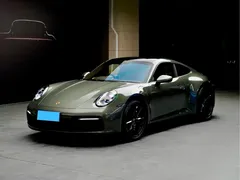 2022 Porsche 911 Carrera 3.0T, зелёный — фото 1