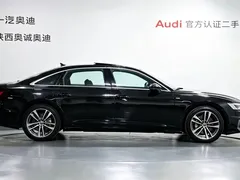 2021 Audi A6L 40 TFSI luxury, чёрный — фото 3