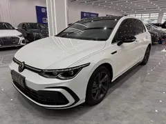 2023 Volkswagen Golf 280TSI DSG R-Line, белый — фото 1