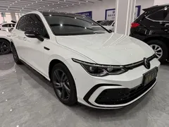 2023 Volkswagen Golf 280TSI DSG R-Line, белый — фото 3