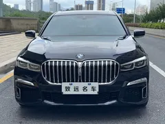 2019 BMW 7 Series 7 730Li M, чёрный — фото 2
