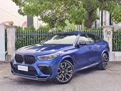 2022 BMW X6 M, синий — фото 1