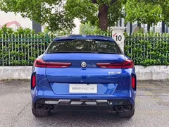 2022 BMW X6 M, синий — фото 5
