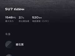 2025 Xiaomi SU7 Ultra Ultra, чёрный — фото 7