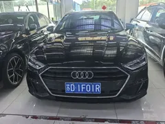 2023 Audi A7 45 TFSI, чёрный — фото 2