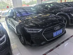 2023 Audi A7 45 TFSI, чёрный — фото 3