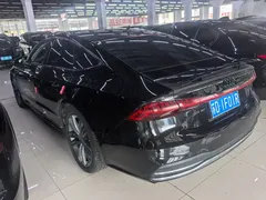 2023 Audi A7 45 TFSI, чёрный — фото 7