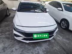 2023 Hyundai Elantra 1.5L CVT GLX Elite, белый — фото 3