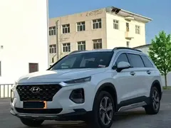 2019 Hyundai Santa Fe 380 TGDi DLX AT 4WD Premium Plus HTRAC China V, белый — фото 1