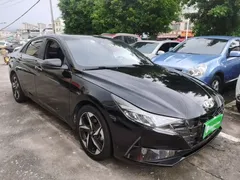 2021 Hyundai Elantra 240TGDi DCT LUX Premium, чёрный — фото 4