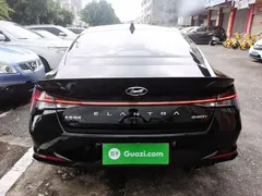 2021 Hyundai Elantra 240TGDi DCT LUX Premium, чёрный — фото 6